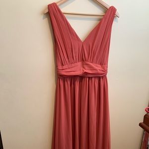 Lulu’s rusty rose bridesmaid dress